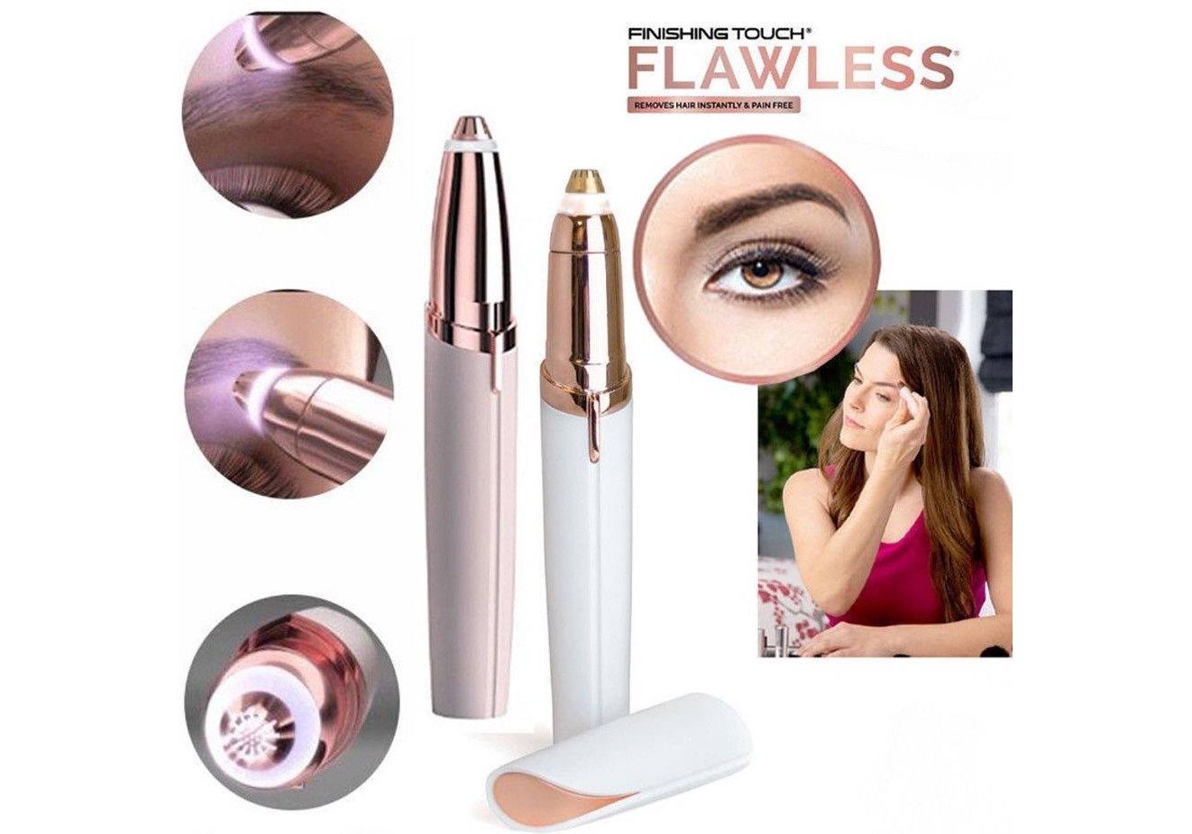 Flawless Finishing Touch Eyebrows Hair Remover (cell Operated)