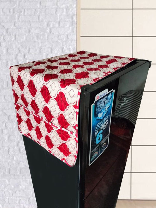 Quilted Printed/plain Fridge Cover