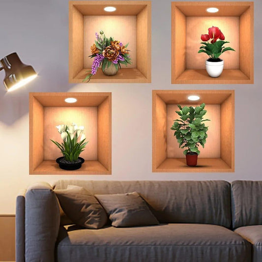 4_PC WALL DECOR 3D REMOVABLE STICKERS